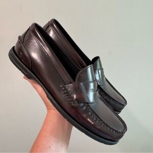 NWOT Sperry Topsider Men’s Tremont Leather Penny Loafers in Oxblood Size 11M